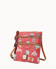 Collegiate Ohio State University Triple Zip Crossbody