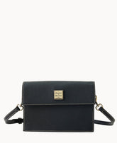Pebble Grain East West Flap Crossbody