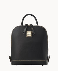Saffiano Small Zip Pod Backpack
