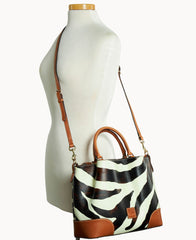Zebra Leather Brenna