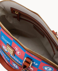 MLB Rangers Domed Zip Satchel