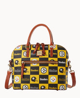 NFL Steelers Domed Zip Satchel