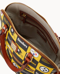 NFL Steelers Domed Zip Satchel