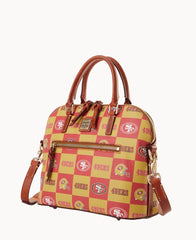 NFL 49ERS Domed Zip Satchel