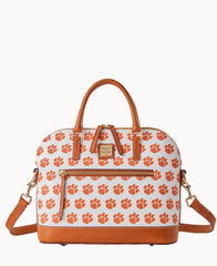 Collegiate Clemson University Domed Zip Satchel