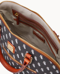 MLB White Sox Domed Zip Satchel