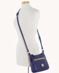 Lucca Leather Front Zip Crossbody
