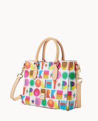 Art Deco Top Handle Tote