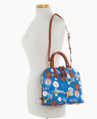 MLB Rangers Zip Zip Satchel
