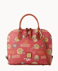 NFL 49ers Zip Zip Satchel