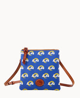 NFL Rams Small North South Top Zip Crossbody