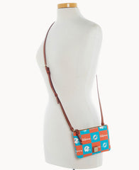 NFL Dolphins Top Zip Crossbody