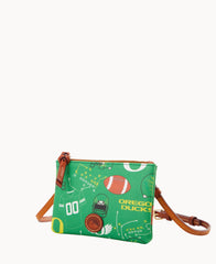 Collegiate University of Oregon Top Zip Crossbody