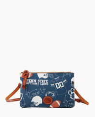 Collegiate Penn State University Top Zip Crossbody
