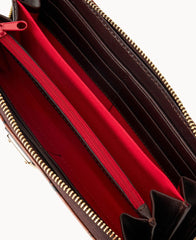 Denison Large Zip Around Wristlet