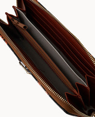 NFL Bengals Large Zip Around Wristlet