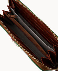 NFL Eagles Large Zip Around Wristlet