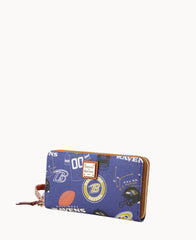 NFL Ravens Large Zip Around Wristlet