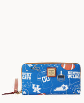 Collegiate University of Kentucky Large Zip Around Wristlet