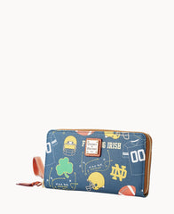 Collegiate University of Notre Dame Large Zip Around Wristlet