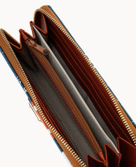 Collegiate Penn State University Large Zip Around Wristlet