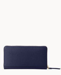 Saffiano Large Zip Around Wristlet