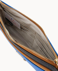 MLB Rangers Double Zip Wristlet