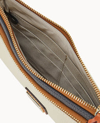 NFL Saints Double Zip Wristlet