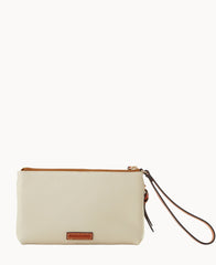 NFL Saints Double Zip Wristlet