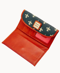 NFL Saints Continental Clutch