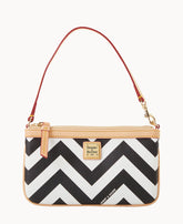 Chevron Large Slim Wristlet