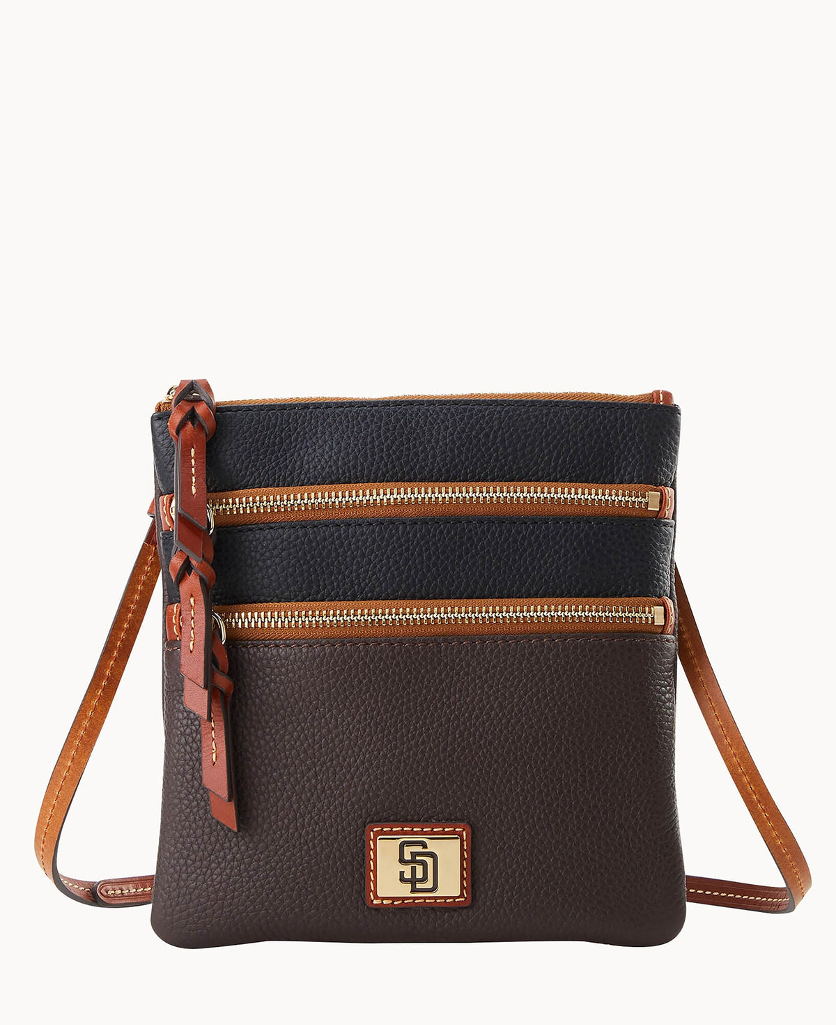 MLB Padres Triple Zip Crossbody