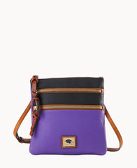NFL Ravens Triple Zip Crossbody
