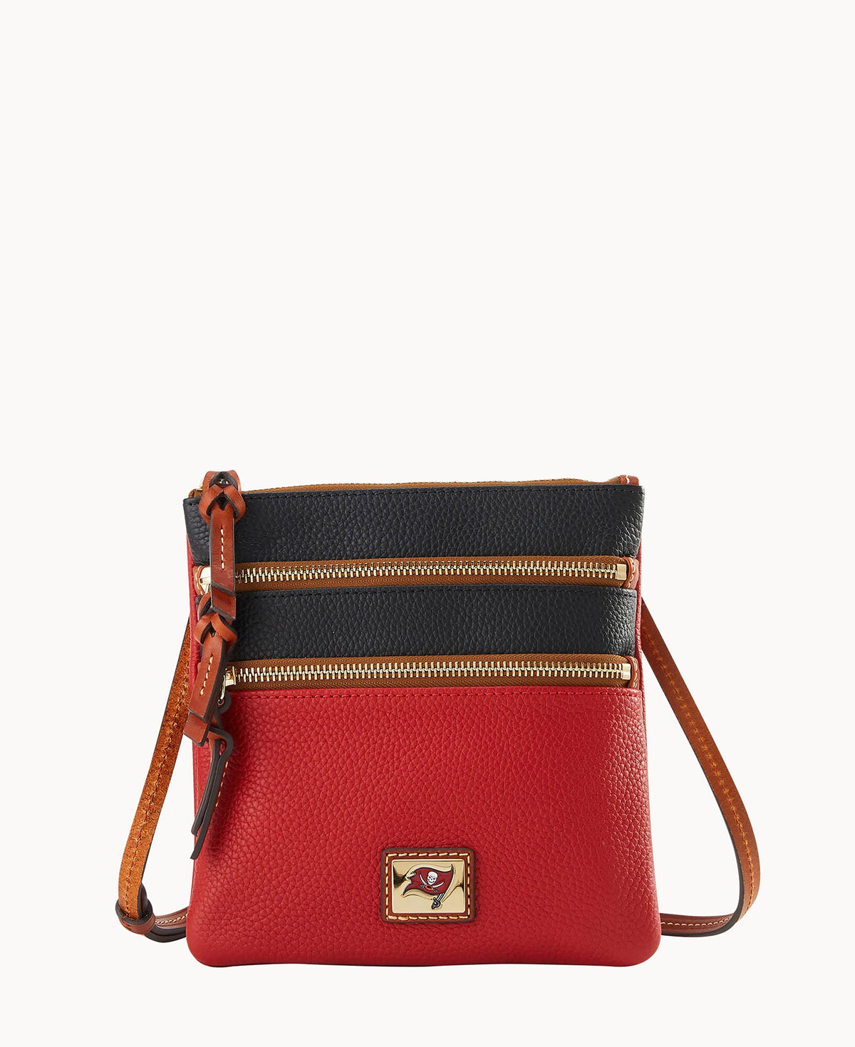 NFL Buccaneers Triple Zip Crossbody