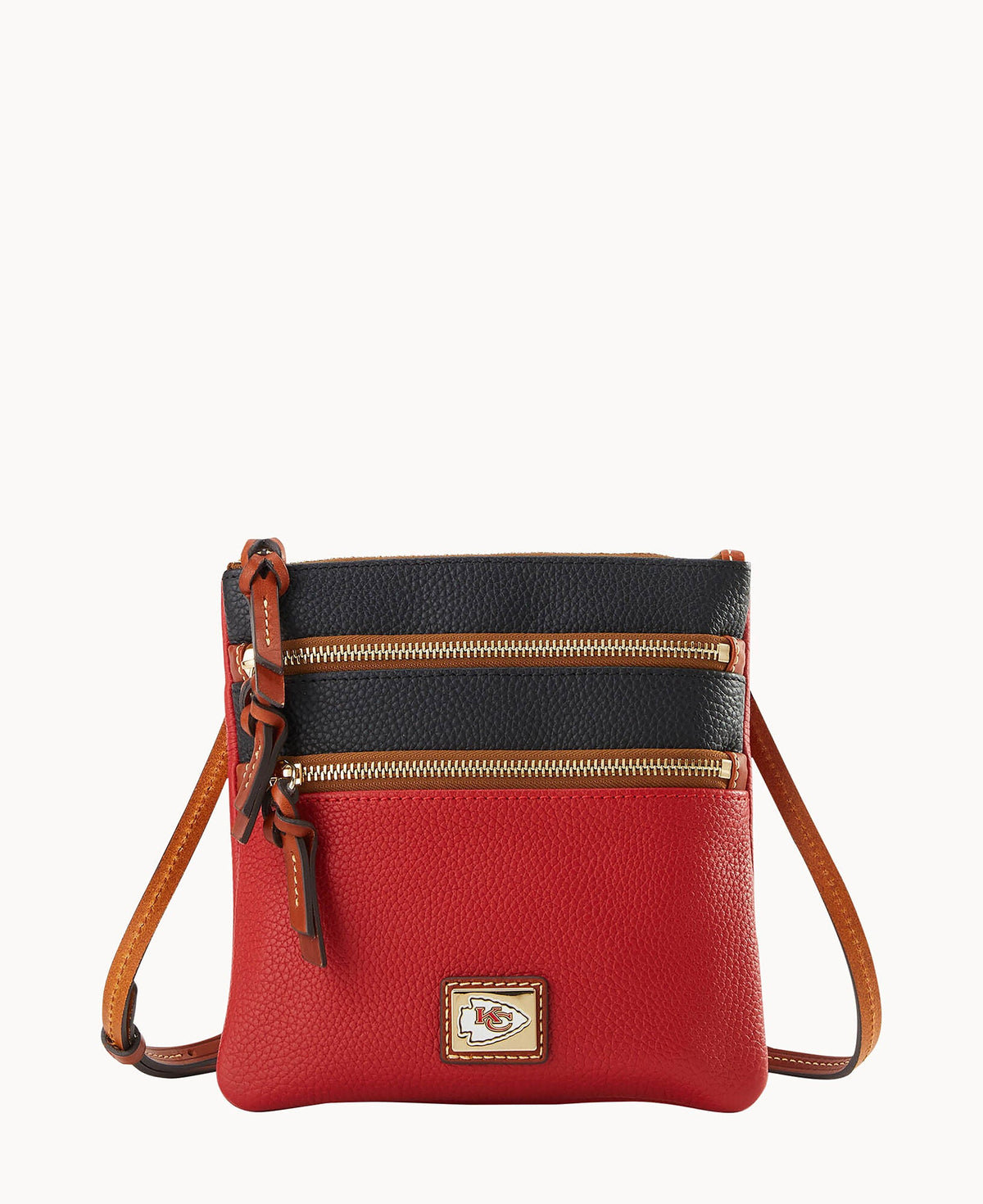 NFL Chiefs Triple Zip Crossbody
