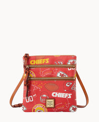 NFL Chiefs North South Triple Zip Crossbody