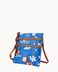 Collegiate University of Kentucky Triple Zip Crossbody