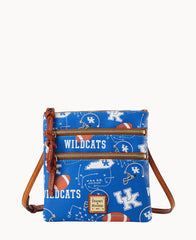 Collegiate University of Kentucky Triple Zip Crossbody