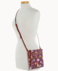 Collegiate Texas A&M University North South Triple Zip Crossbody
