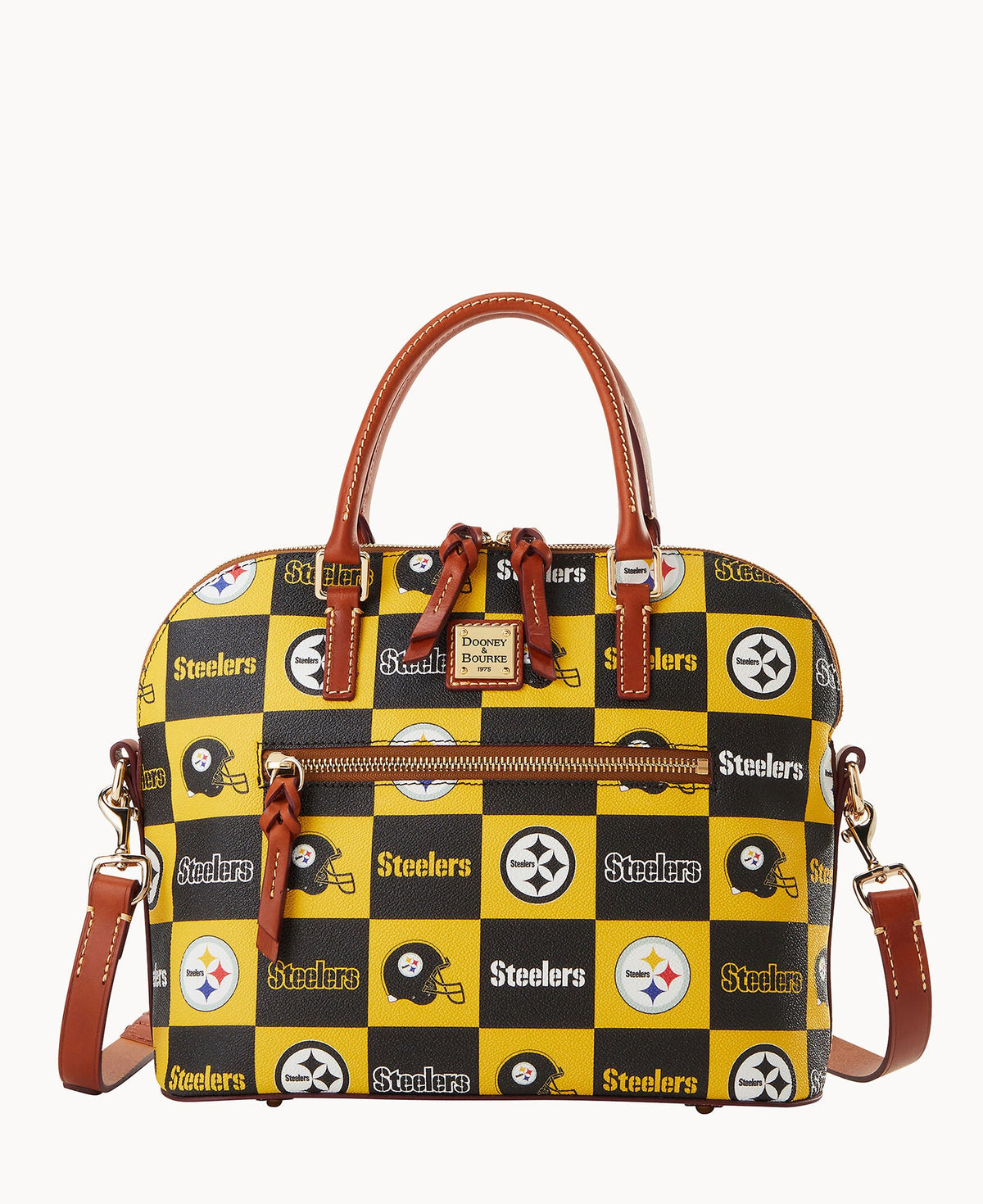 NFL Steelers Domed Zip Satchel