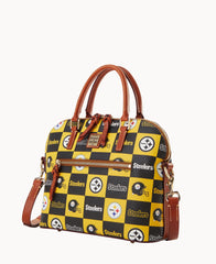 NFL Steelers Domed Zip Satchel