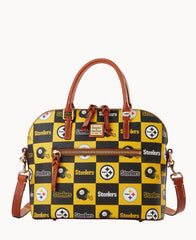 NFL Steelers Domed Zip Satchel