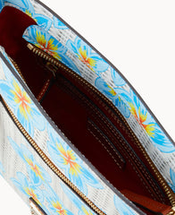 Plumeria Zip Crossbody