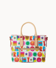 Art Deco Top Handle Tote