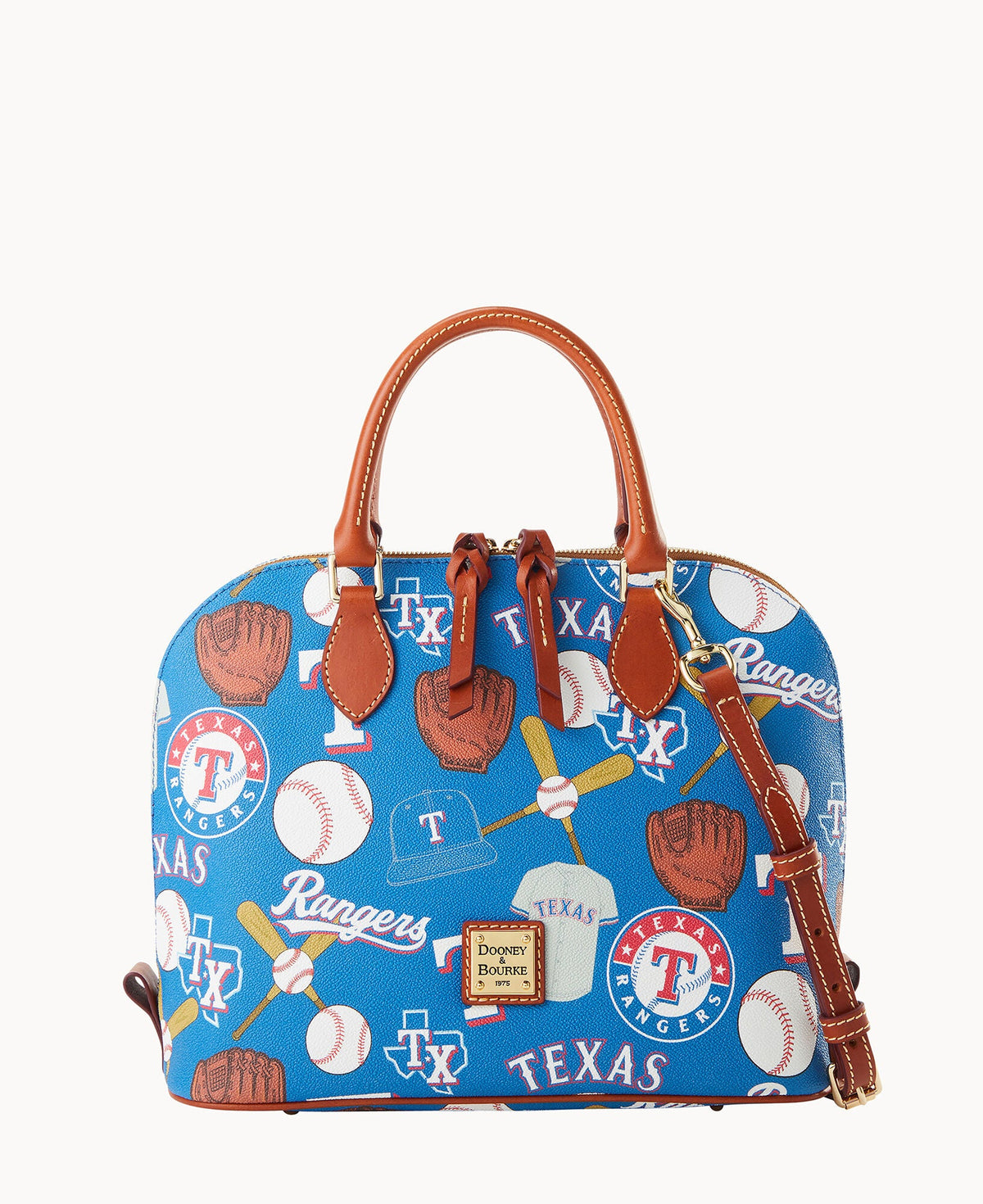 MLB Rangers Zip Zip Satchel