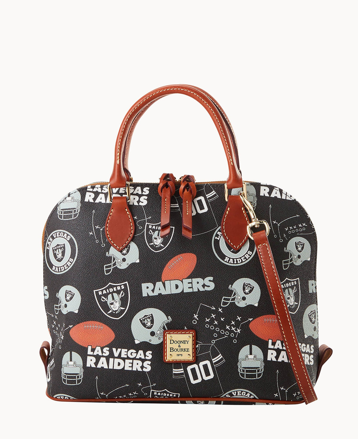 NFL Raiders Zip Zip Satchel