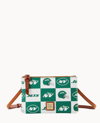 NFL Jets Top Zip Crossbody