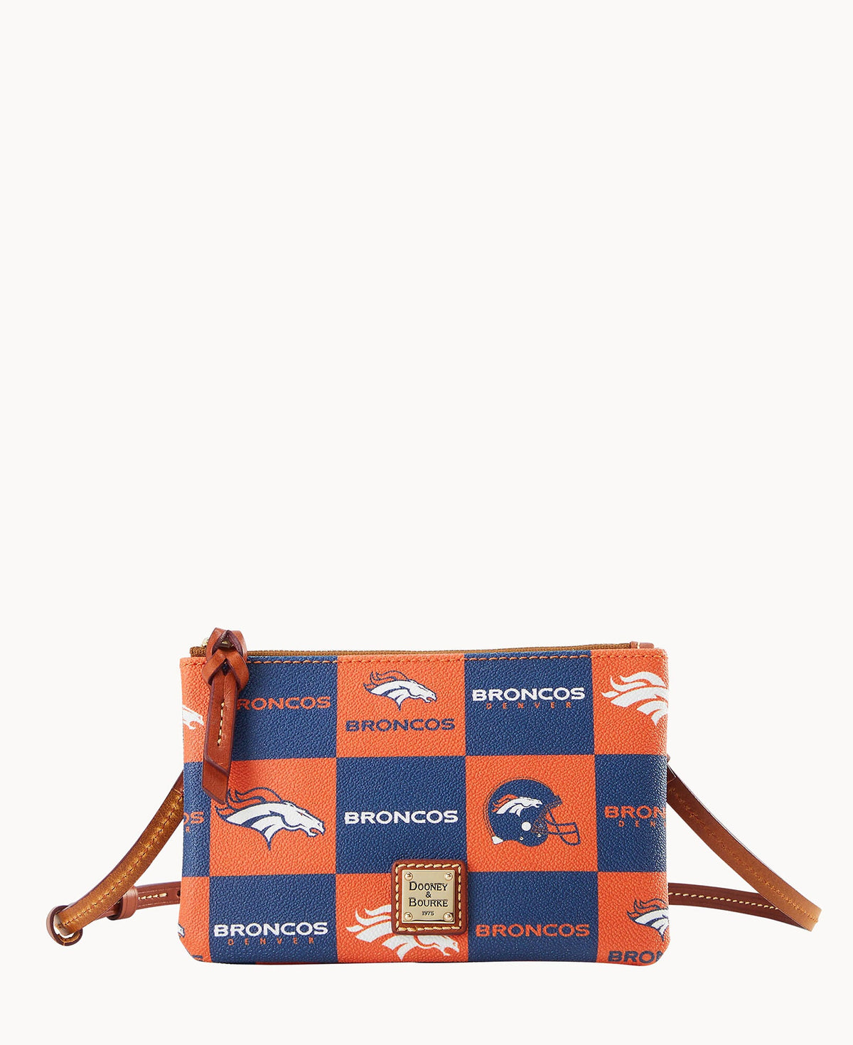 NFL Broncos Top Zip Crossbody