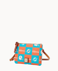 NFL Dolphins Top Zip Crossbody
