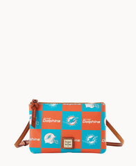 NFL Dolphins Top Zip Crossbody